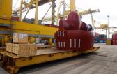 W.I.S. Transport Large Thrusters from Italy to Japan