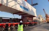 C.H. Robinson Transports 4 Modules to Port by SPMTs