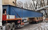 Alphatrans Ukraine Deliver Long Crane Beam to Belgium
