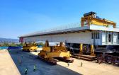 EXG Transports First of 30 Huge Steel Decks for the Mumbai Trans Harbour Link Project