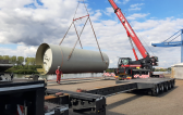 Heavy Load Service Transport Tanks to Industrial Site
