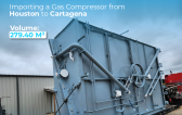 Anker Logística Import Gas Compressor from Houston