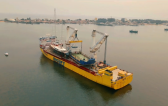 Pinto Basto Deliver Heavy Cargo Boat from Singapore to Angola