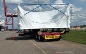 SCACLI Transport Fiberglass Submarine Parts to Canada