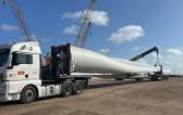 DAKO Share Massive Delivery of Wind Turbine Blades