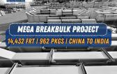 PROLOG India Execute Mega Breakbulk Project from China
