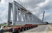 Megalift with Extraordinary Transport of 110m-Long Beam