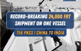 PROLOG India Report a Record-Breaking 24,000frt Shipment on One Vessel