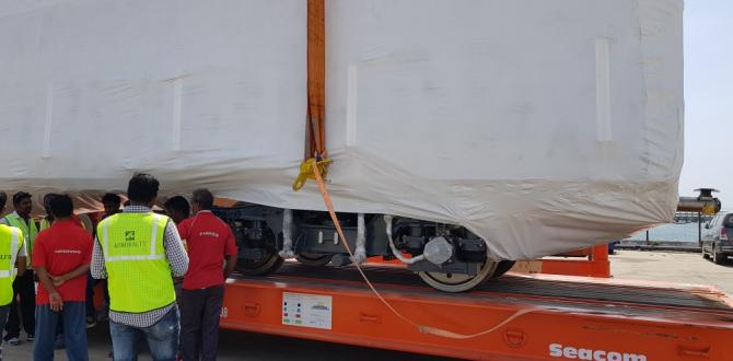 Railway Train Compartments Shipped from India to Mexico by Vangard