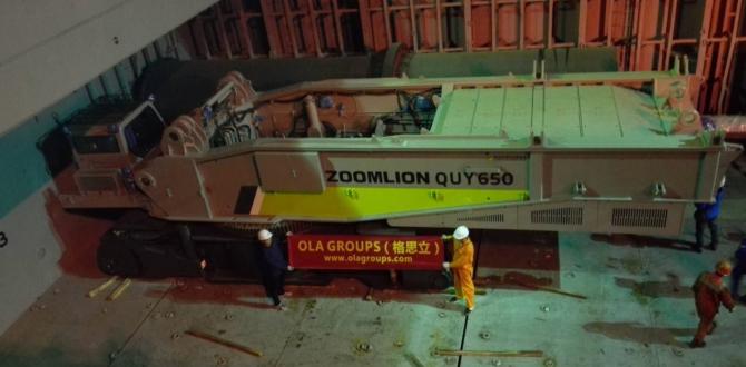OLA Groups Logistics Handle Shipping of Another Crawler Crane