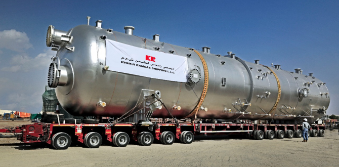 Khimji Ramdas Completes Haulage & Loading of Pressure Separators in Oman