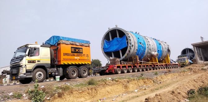 Transportation of OOG Drums by Express Global Logistics