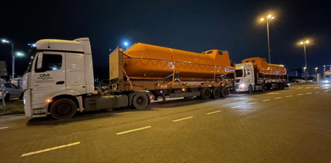 3p Logistics Transport Lifeboats to Singapore for Cruise Industry