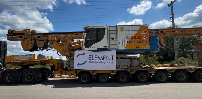 Element International Logistics Deliver Drilling Machines