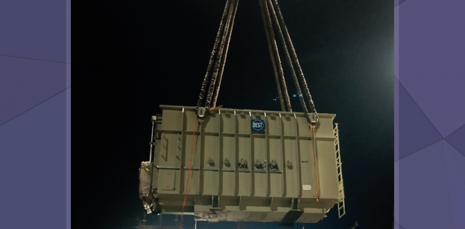 Megagon Complete Movement of Transformer to Klaipeda