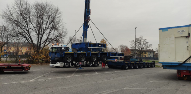 Fortune International Transport Wide Machinery from Genoa