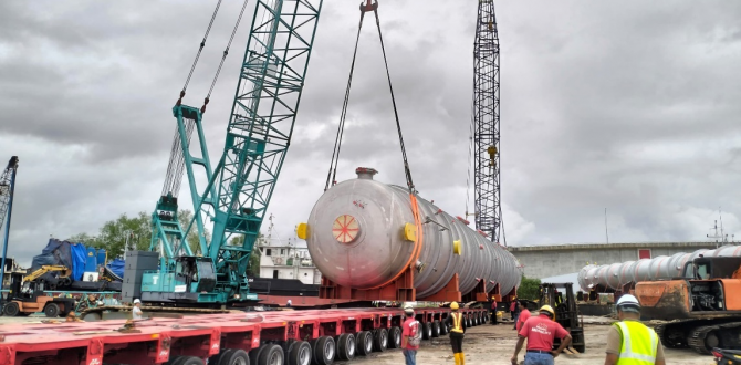 Megalift Transport Pressure Vessels from Port Klang to Batam