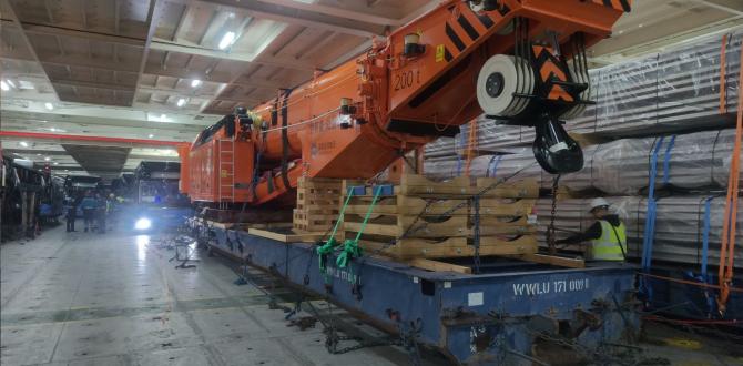 Protranser Deliver Railway Crane from Tianjin to Cangzhou