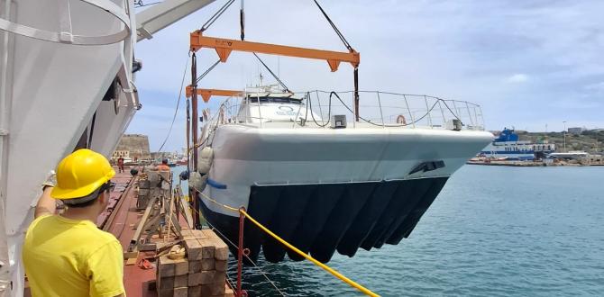 Europe Cargo Handle Passenger Catamaran Transport