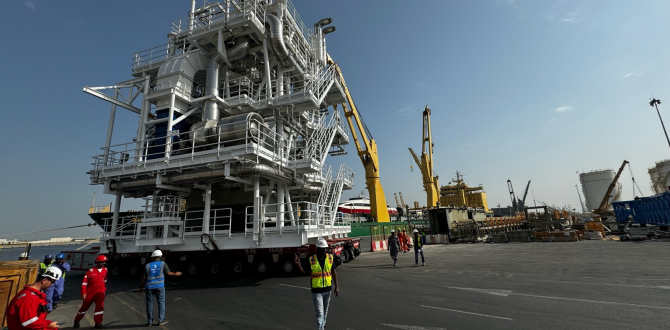 Marinetrans Complete Transportation of Heavy Heater Module