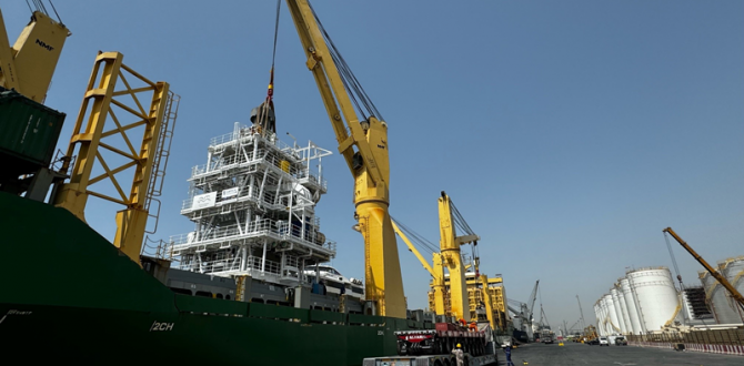 Marinetrans Complete Transportation of Heavy Heater Module