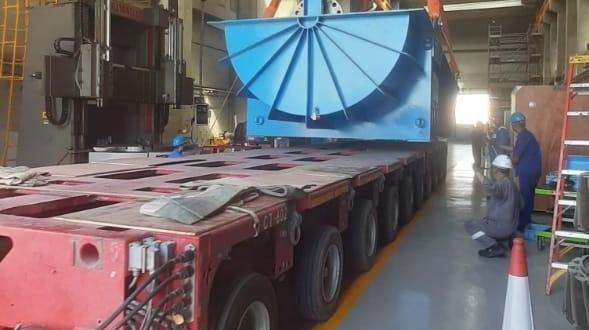 Polaris Shipping Agencies Deliver 120mtn Gas Turbine Rotor