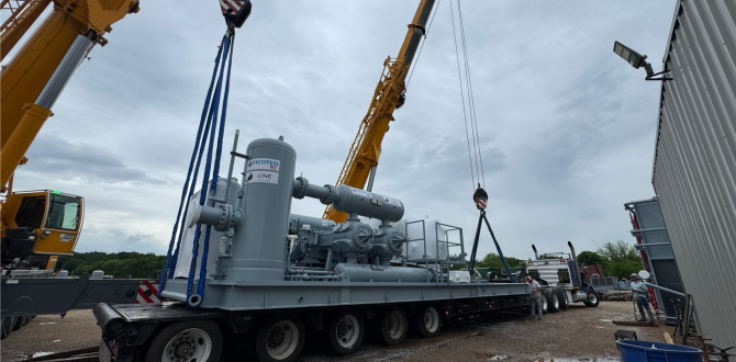 Anker Handle Gas Compressor Project from Texas to Cartagena
