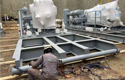 Anker Handle Gas Compressor Project from Texas to Cartagena