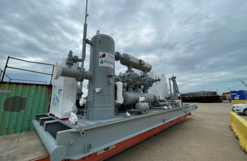 Anker Handle Gas Compressor Project from Texas to Cartagena