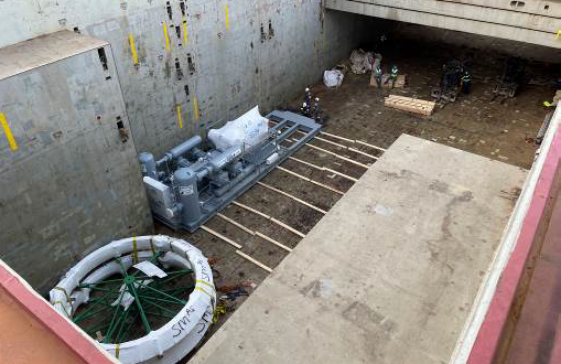 Anker Handle Gas Compressor Project from Texas to Cartagena