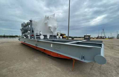 Anker Handle Gas Compressor Project from Texas to Cartagena