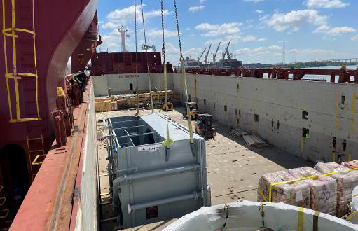 Anker Handle Gas Compressor Project from Texas to Cartagena