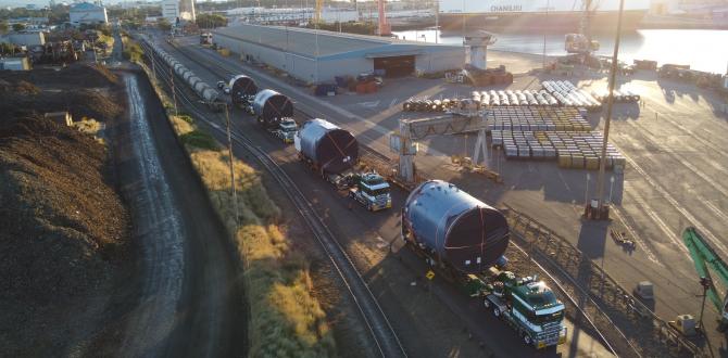 TSL Australia Discharge 12 Breakbulk Units at Port Kembla