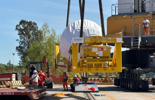 Centauro with Siemens Rotor from Germany to Argentina