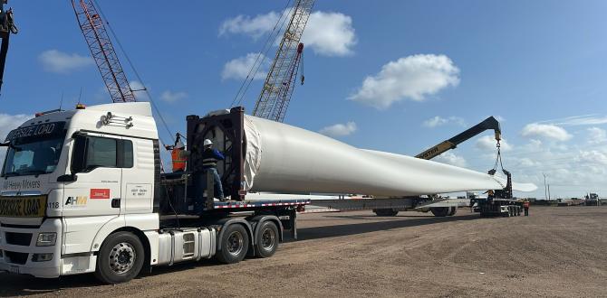 DAKO Share Massive Delivery of Wind Turbine Blades