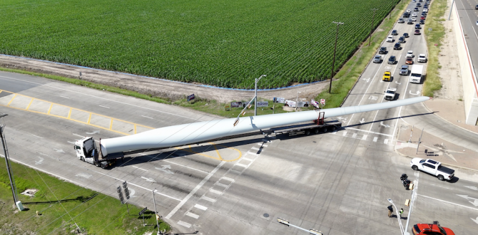 DAKO Share Massive Delivery of Wind Turbine Blades