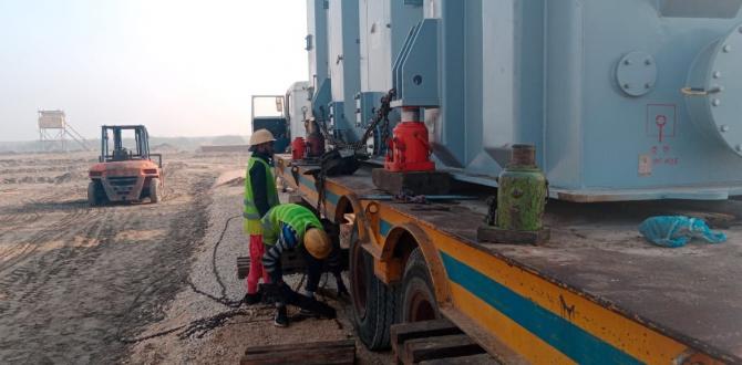 Star Shipping Report Safe Unloading & Placement of Transformer