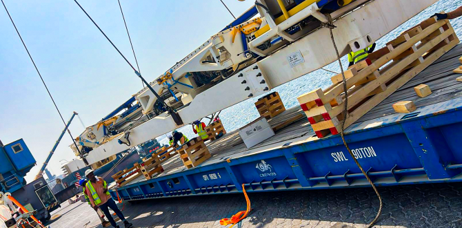 Go Gauge with Breakbulk Movement of Workover Rig