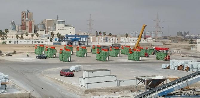 SMTI Receive 14 Transformers at Gabes Port in Tunisia