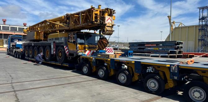 Farcont Manage Delivery of Mobile Crane from Antwerp to Kiev