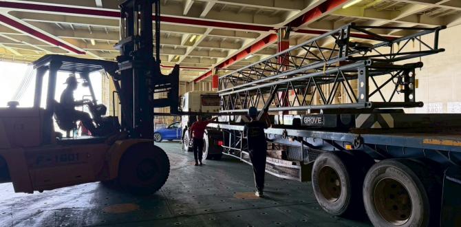 EZ Link Taiwan Handle RORO Shipment of Mobile Crane