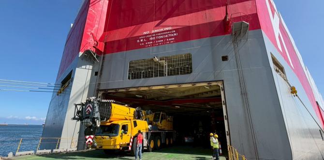 EZ Link Taiwan Handle RORO Shipment of Mobile Crane