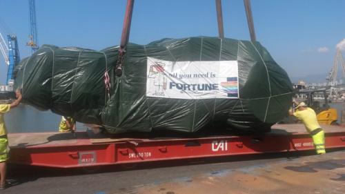 Fortune Handle Complete Movement of 100tn Machine from Italy to the USA