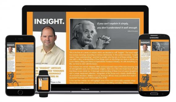 New Series of Articles called 'Insights' in our Digital Newsletter