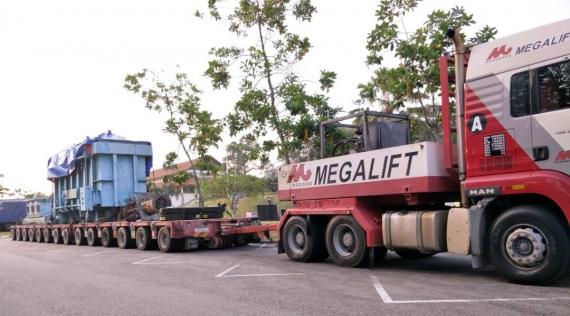 Megalift Covers 300km to Deliver Two Transformers