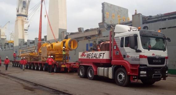 Megalift Handles Transport of 4 Oil & Gas Loading Arms