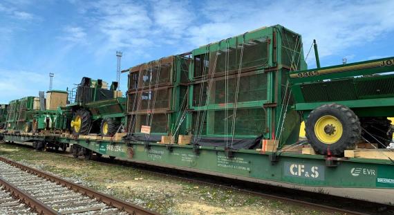 CF&S Transports Agricultural Machinery by Railway