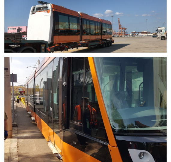 Delta Maritime with Transport of Tram Trains in Greece