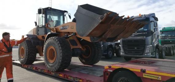 Livo Logistics with Another Shipment of Construction Machines