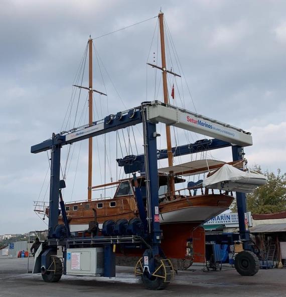 BATI Provide Lifting & Wintering Services for an 18m Yacht
